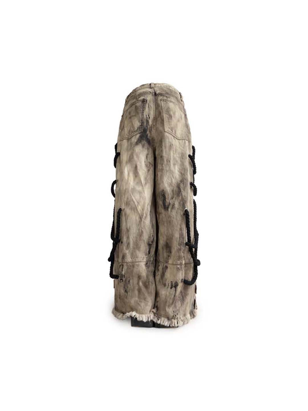 STRAP BIG ROPE WIDE DENIM