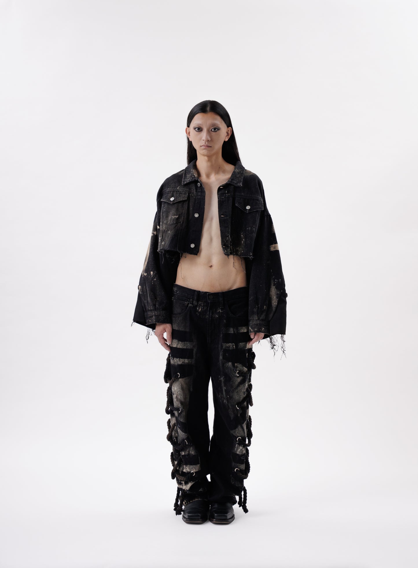 BIG ROPE DENIM JACKET
