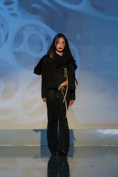 SHOELACE ROBE LIKE JACKET