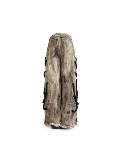 STRAP BIG ROPE WIDE DENIM