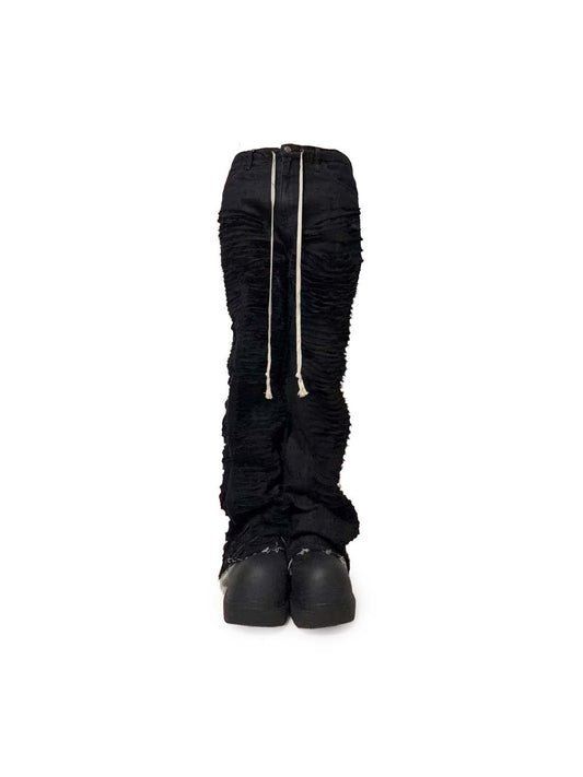 CHOP TO BLACK FLARE DENIM