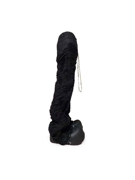 CHOP TO BLACK FLARE DENIM