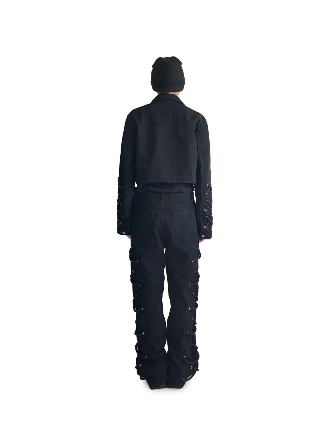 SIDE ROPE BAGGY DENIM