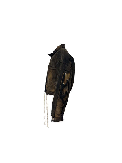 LEFT BIG ROPE DENIM JACKET