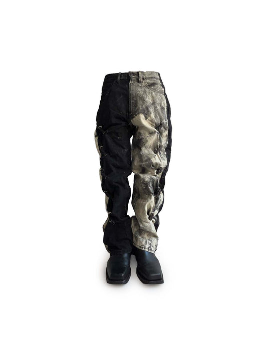HALF BLEACH ROPE DENIM