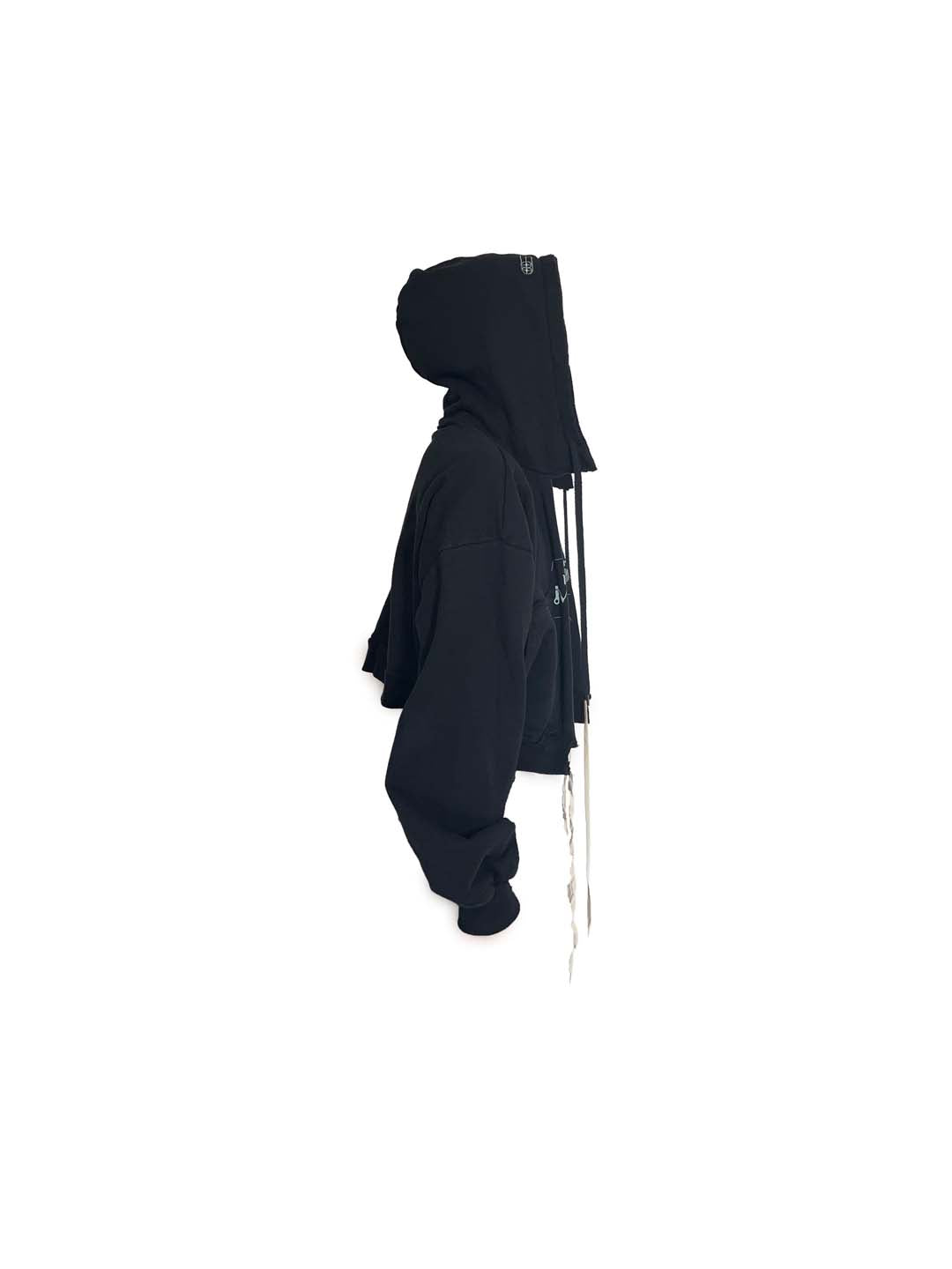 STRING BLACK HOODIE
