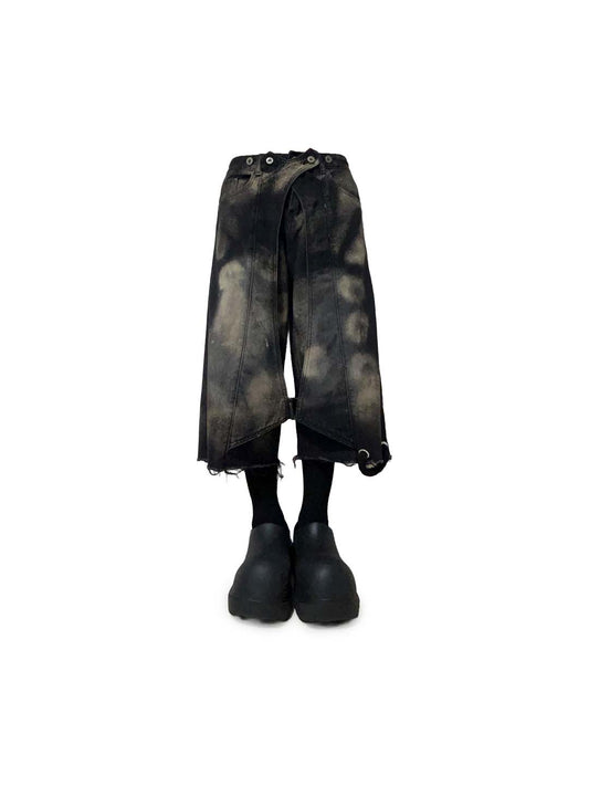 STRAP BAGGY SHORTS