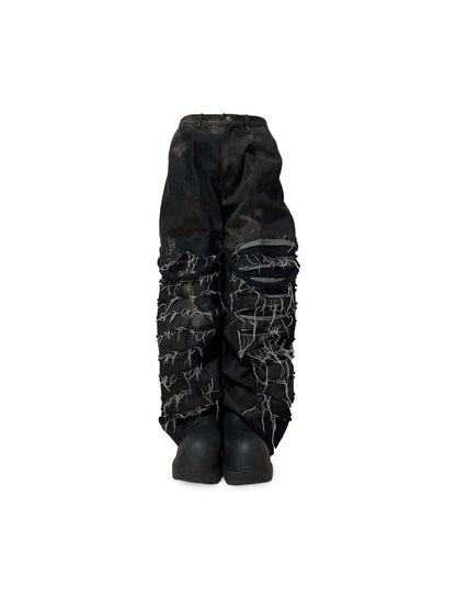 BIG ROPE LIFE DRIP DENIM