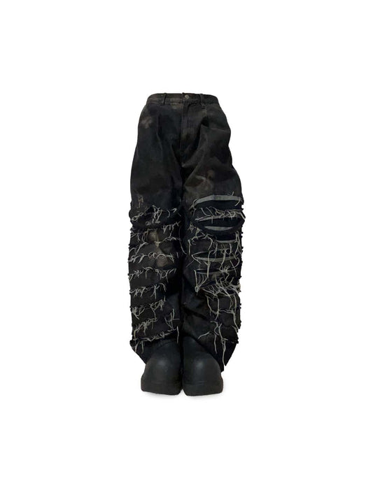 BIG ROPE LIFE DRIP DENIM