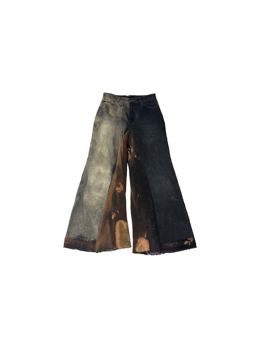 SWEAT MIX HALF BLEACH DENIM